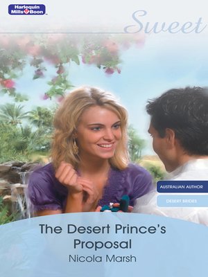 cover image of The Desert Prince's Proposal
